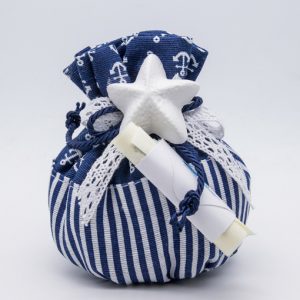 openonlus-bomboniere-solidali-sacchetto-righe-ancore-blu