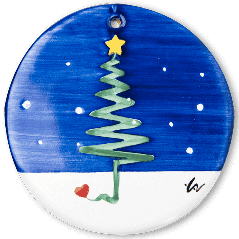 Formella albero di Natale
