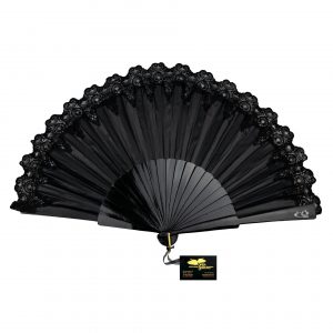 Ventaglio pizzo nero