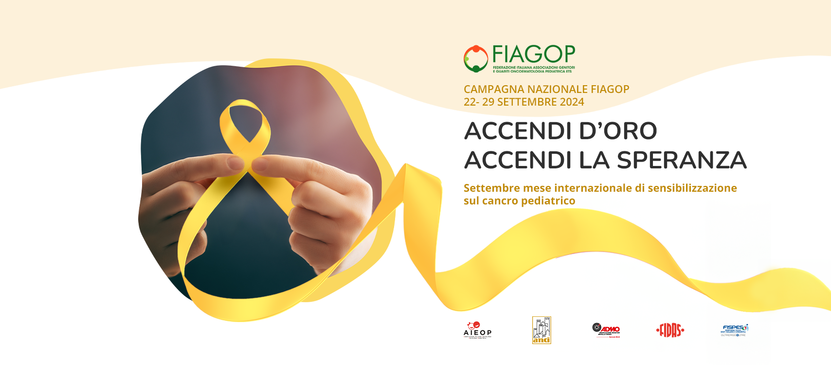 Campagna FIAGOP Settembre d'Oro per bambini oncologici