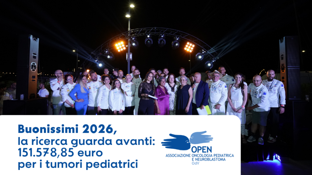 Grafica che mostra il logo dell'Associazione OPEN OdV, la foto di gruppo e il titolo dell'articolo